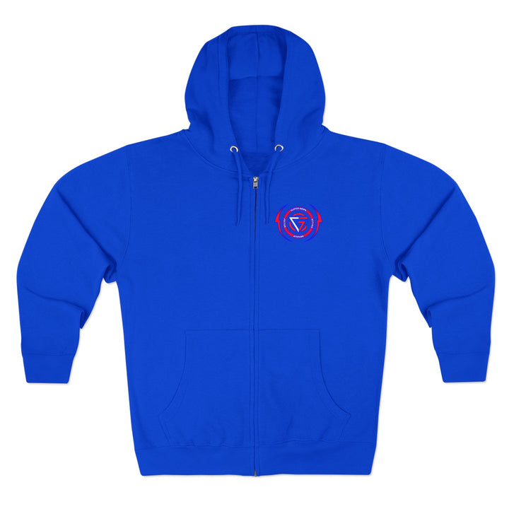 CG LION HEART RED WHITE BLUE /WELCOME TO THE JUNGLE ZIP UP