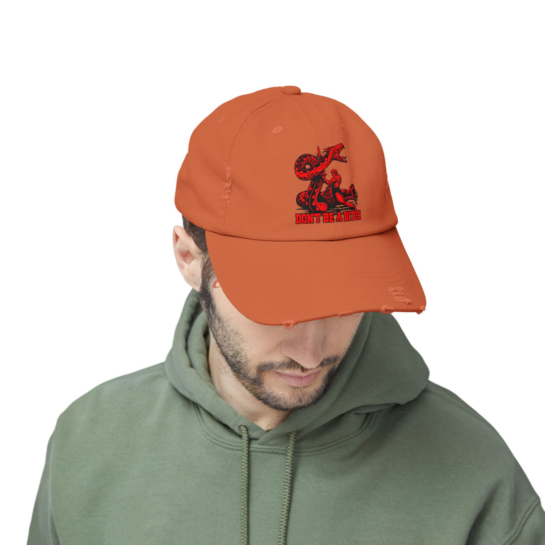 SERPENT SLAYER RED BLACK/DONT BE A BITCH CAP