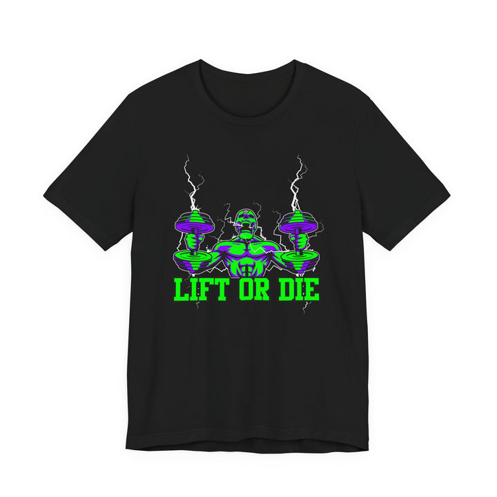 RIDE THE LIGHTNING PURPLE GREEN /LIFT OR DIE
