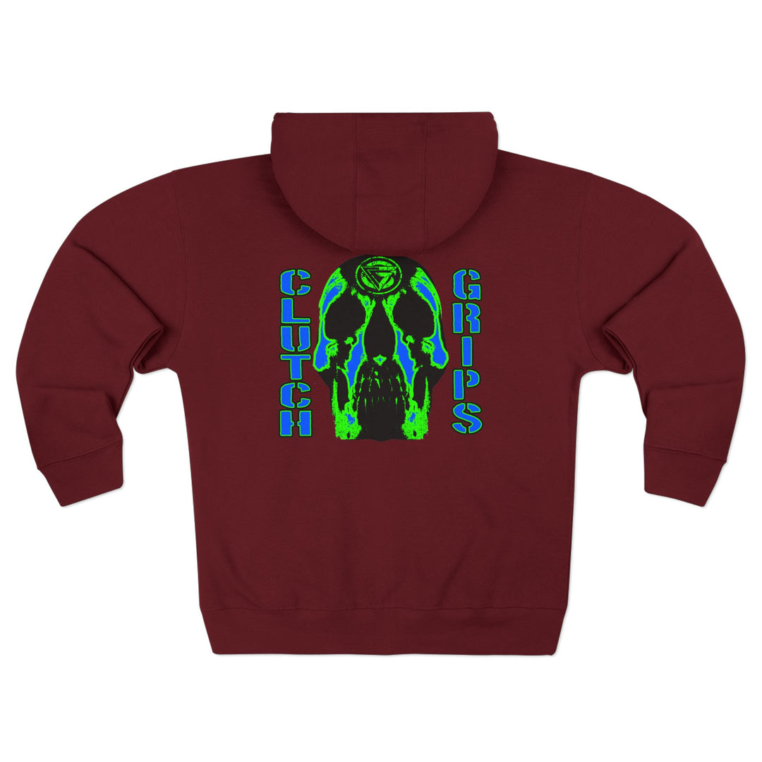 CG SKULLATOR BLUE GREEN /CLUTCHGRIPS ZIP UP