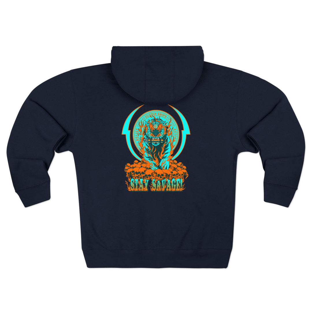 CG DYNAMITE TIGER MIAMI COLORS ZIP UP