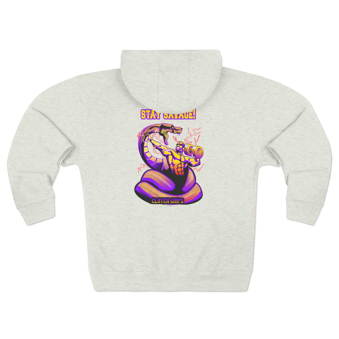 MAC VS SNAKE GOLD PURPLISH PINK/STAY SAVAGE ZIP UP