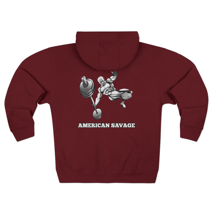CG MAC JUMP WHITE /AMERICAN SAVAGE ZIP UP