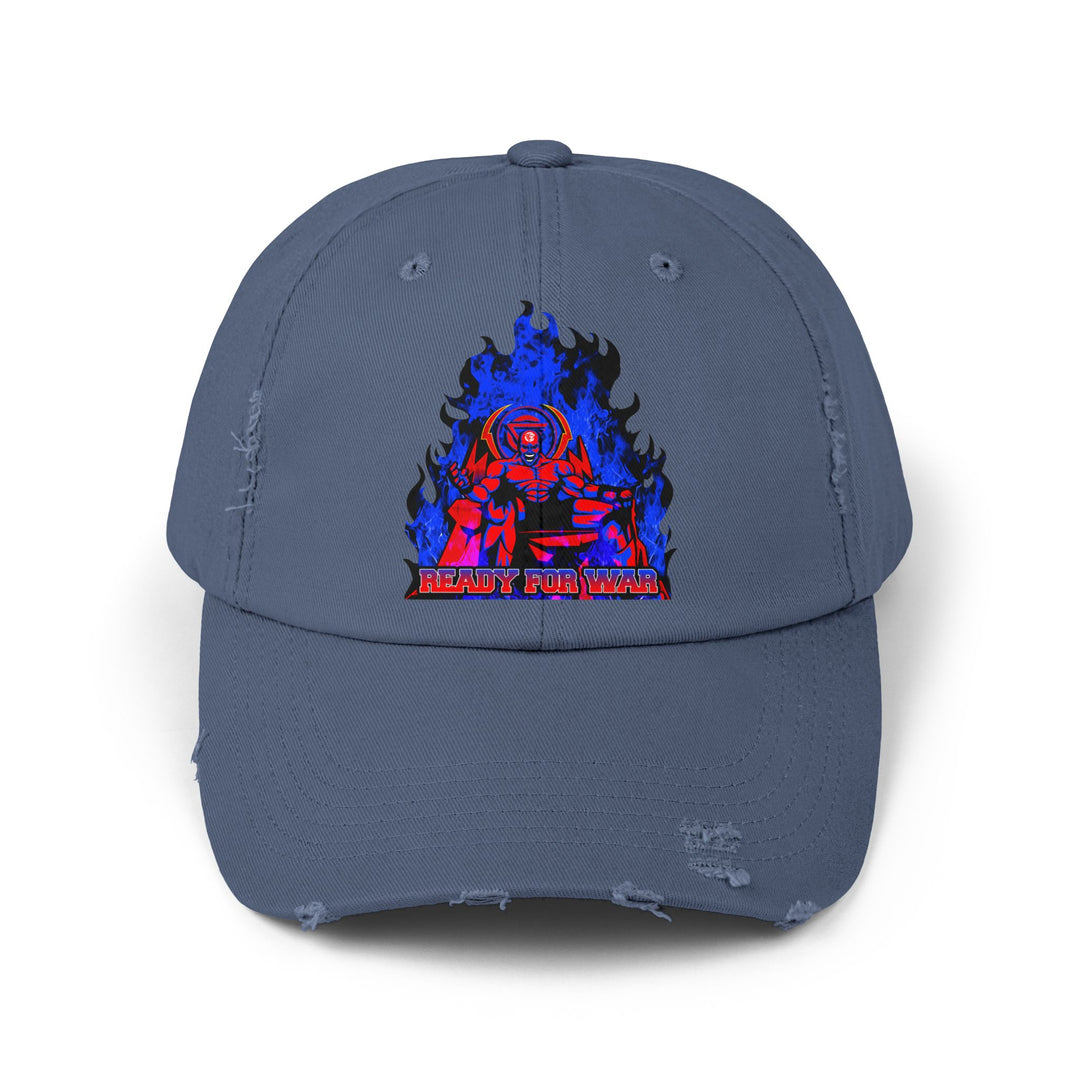 MAC FINAL BOSS FIRE CHAIR RED BLUE /READY FOR WAR CAP
