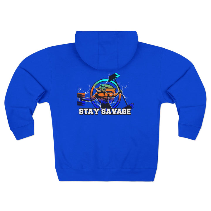 SPARTAN LIFT BLUE ORANGE WHITE FADE  /STAY SAVAGE ZIP UP