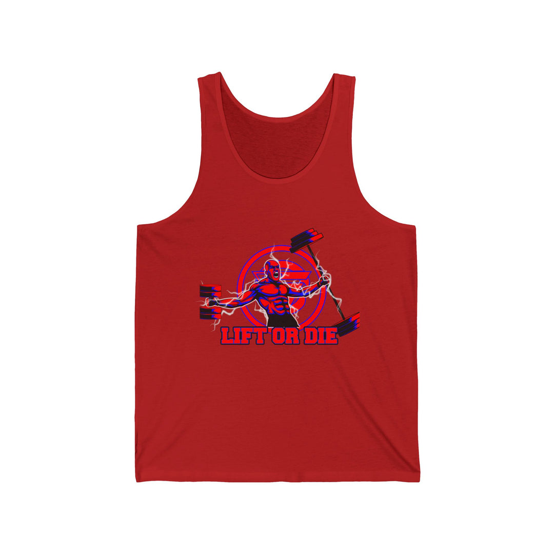 CG SPARTAN RED BLUE/LIFT OR DIE