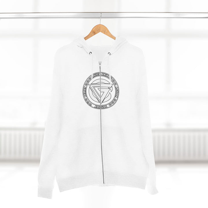 DYNAMITE TIGER WHITE BLACK /STAY SAVAGE ZIP UP