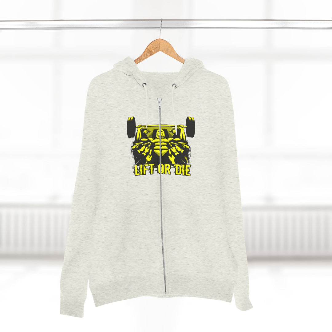 CG FINAL BOSS ON PRE-WORKOUT YELLOW BLACK /LIFT OR DIE ZIP UP