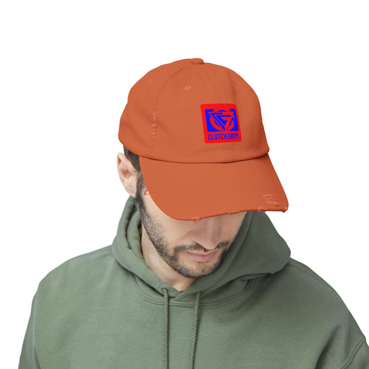 CG SQUARE LOGO RED BLUE CAP