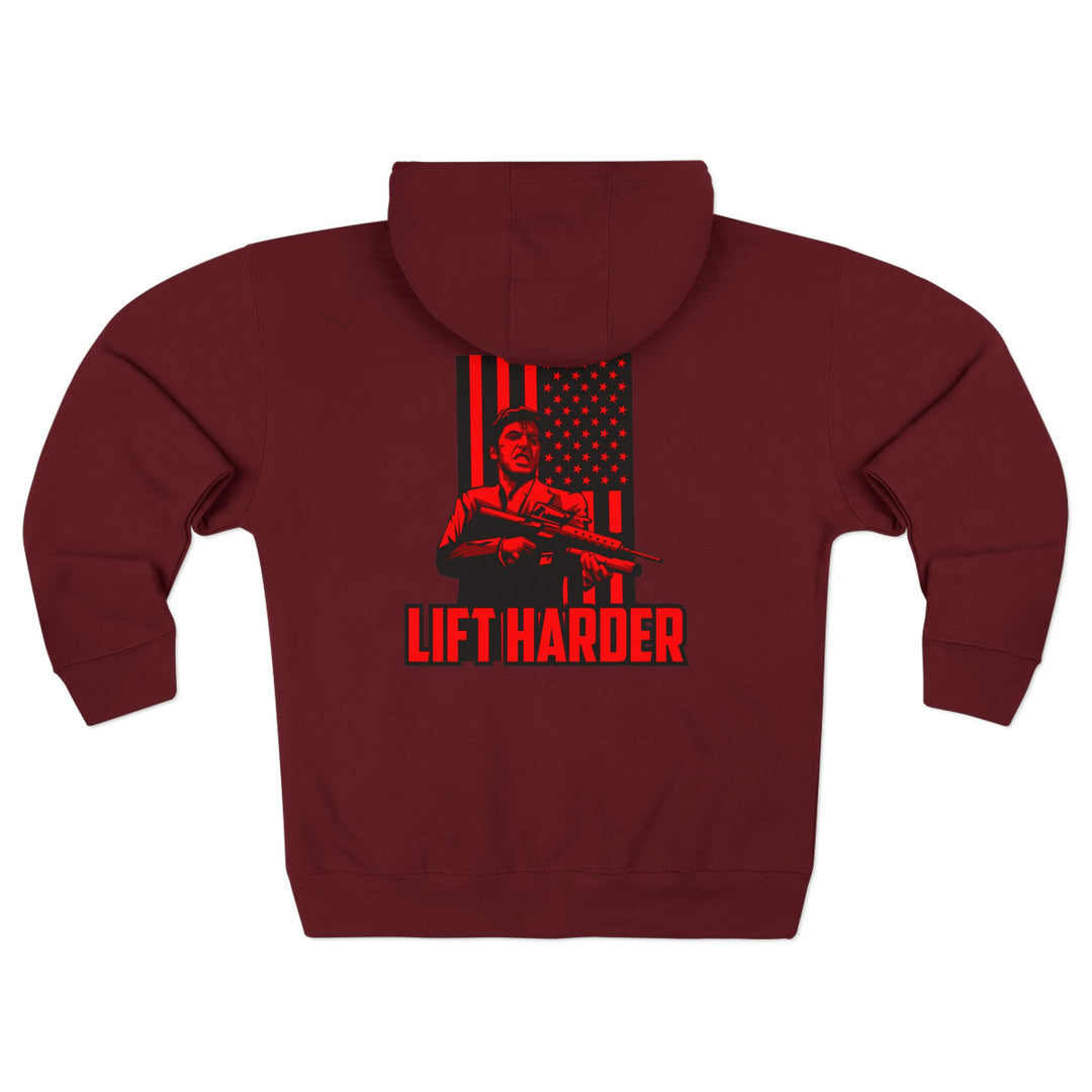 CG MAFIA FINAL BOSS RED BLACK/LIFT HARDER ZIP UP