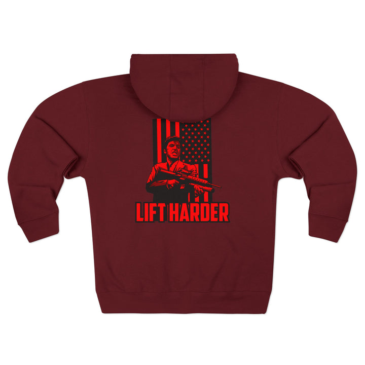 CG MAFIA FINAL BOSS RED BLACK/LIFT HARDER ZIP UP