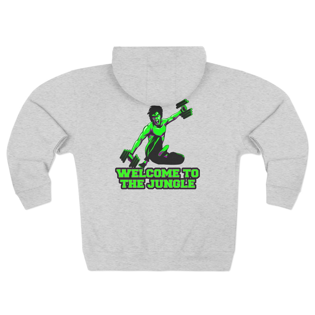 CG LIFT KICKPURPLE GREEN FADE/WELCOME TO THE JUNGLE ZIP UP