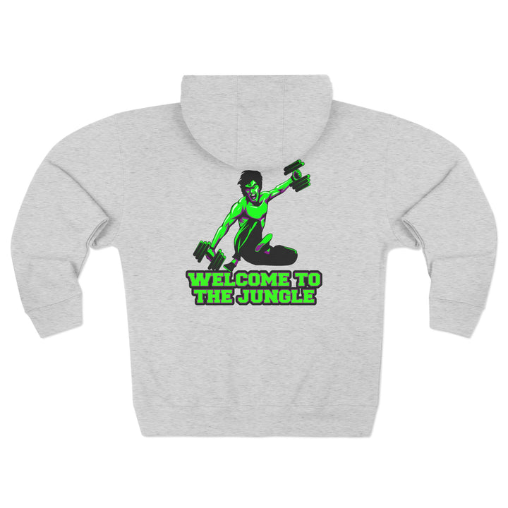 CG LIFT KICKPURPLE GREEN FADE/WELCOME TO THE JUNGLE ZIP UP