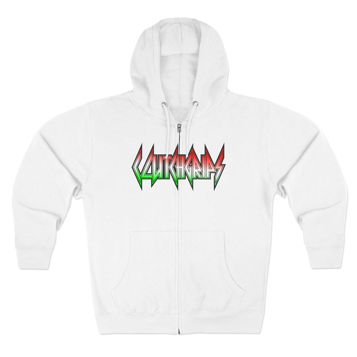 CG SKULL RED GREEN WHITE / LIFT HARDER ZIP UP