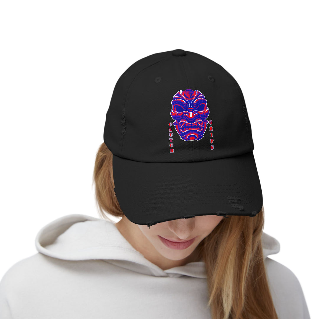CG SAMURAI MASK RED BLUE CAP
