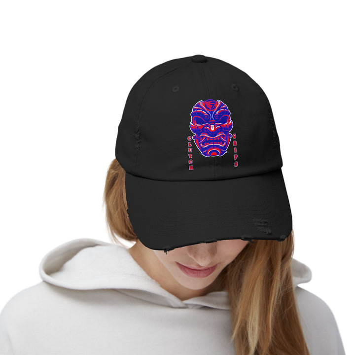 CG SAMURAI MASK RED BLUE CAP