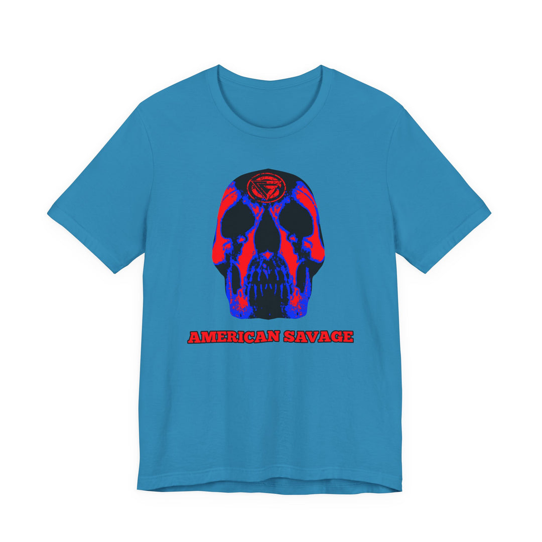 SKULLATOR RED BLUE /AMERICAN SAVAGE