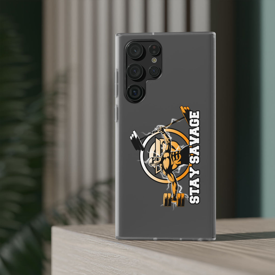 SPARTAN LIFT ORANGE WHITE PHONE CASE/STAY SAVAGE