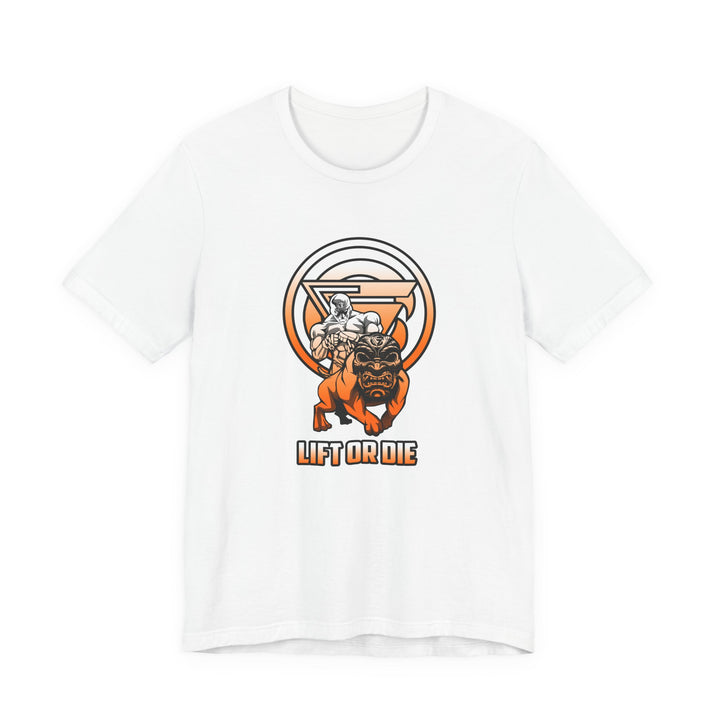 CG ANGRY DOG ORANGE WHITE FADE/LIFT OR DIE