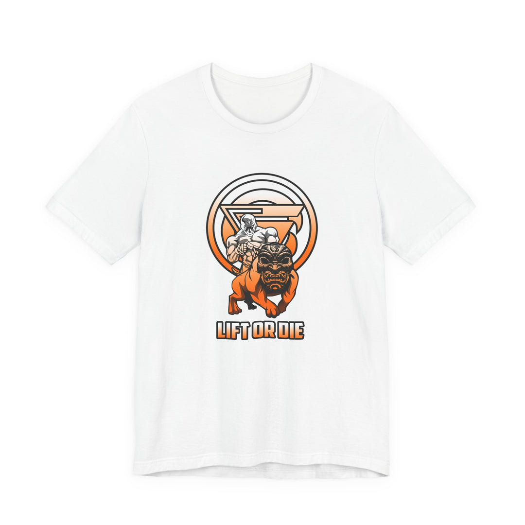 CG ANGRY DOG ORANGE WHITE FADE/LIFT OR DIE