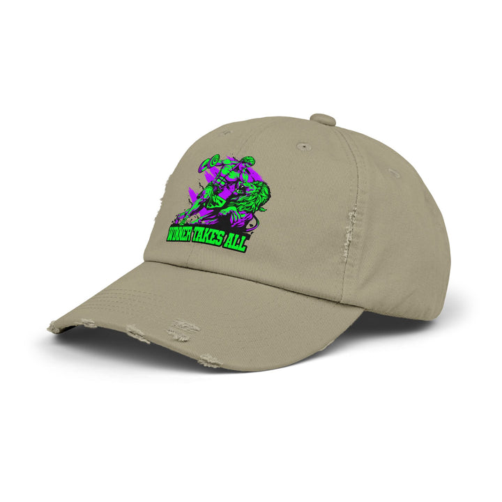 COLISEUM MAC VS LION PURPLE GREEN /WINNER TAKES ALL CAP