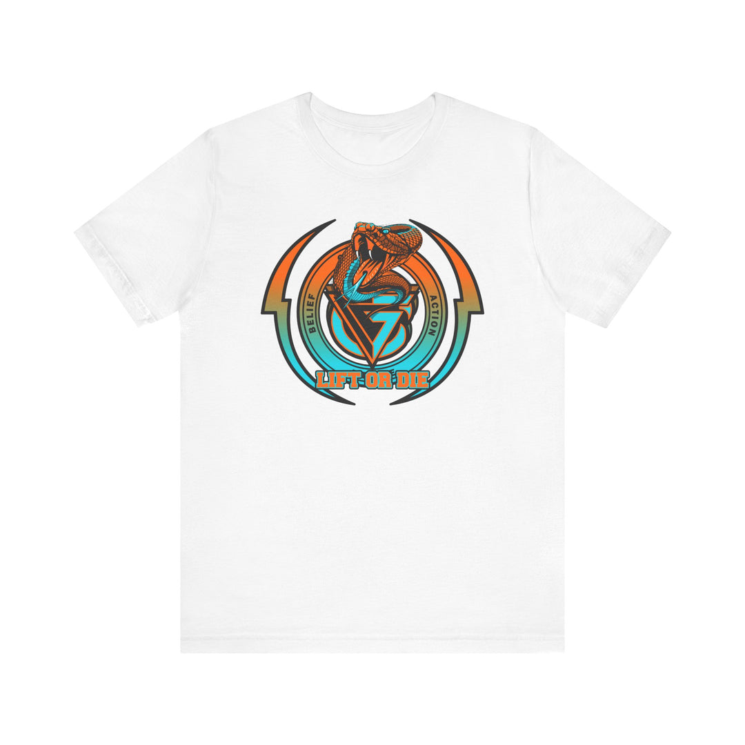 CG VIPER LOGO WITH LIGHTNING MIAMI COLORS /LIFT OR DIE