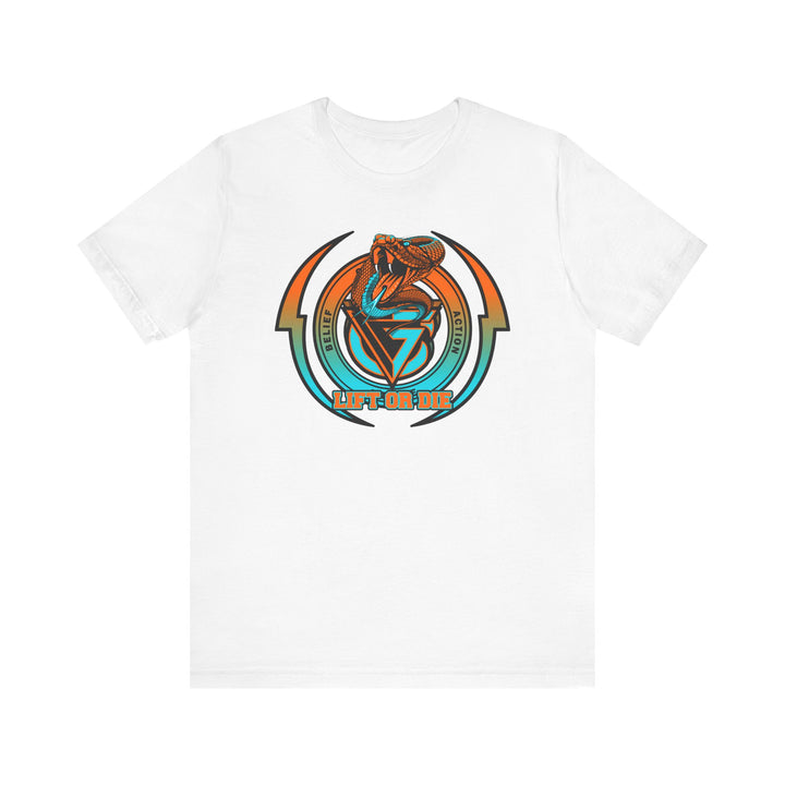 CG VIPER LOGO WITH LIGHTNING MIAMI COLORS /LIFT OR DIE