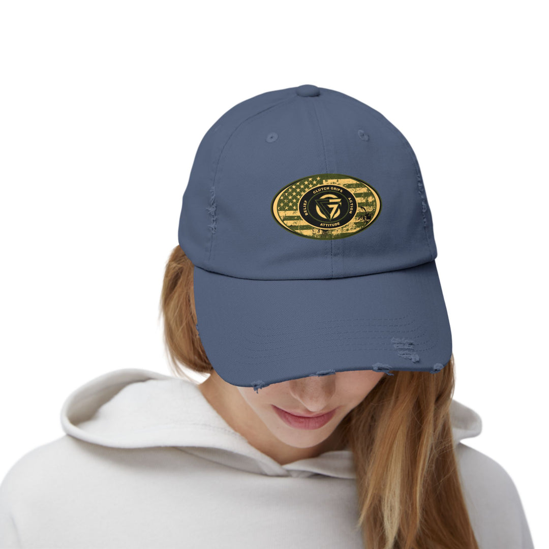 CG AFGHANISTAN DISTRESSED TRIBUTE FLAG OVAL CAP