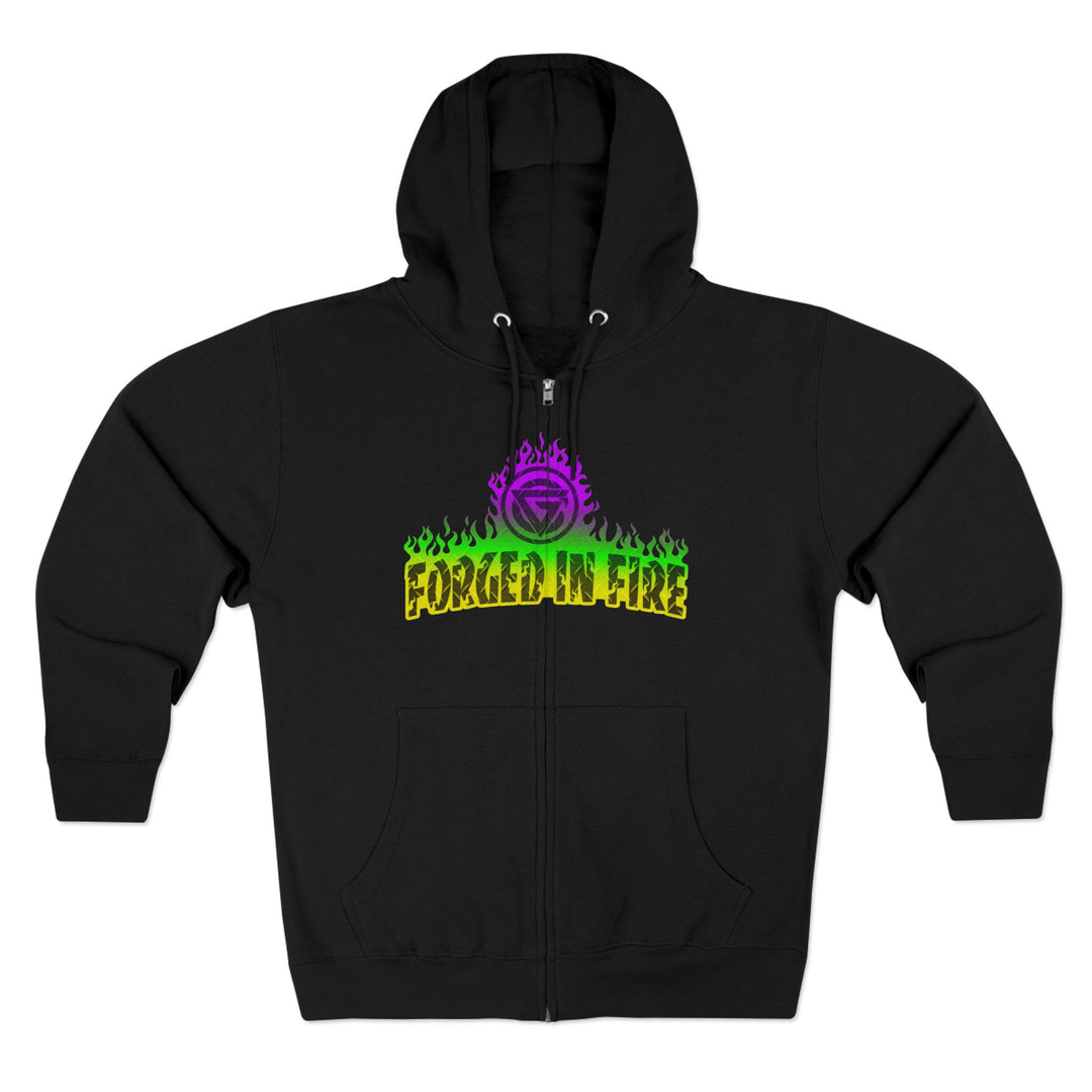CG LIGHTNING KING YELLOW GREEN PURPLE /STAY SAVAGE ZIP UP