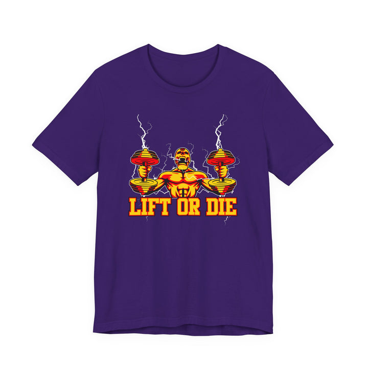RIDE THE LIGHTNING RED GOLD /LIFT OR DIE