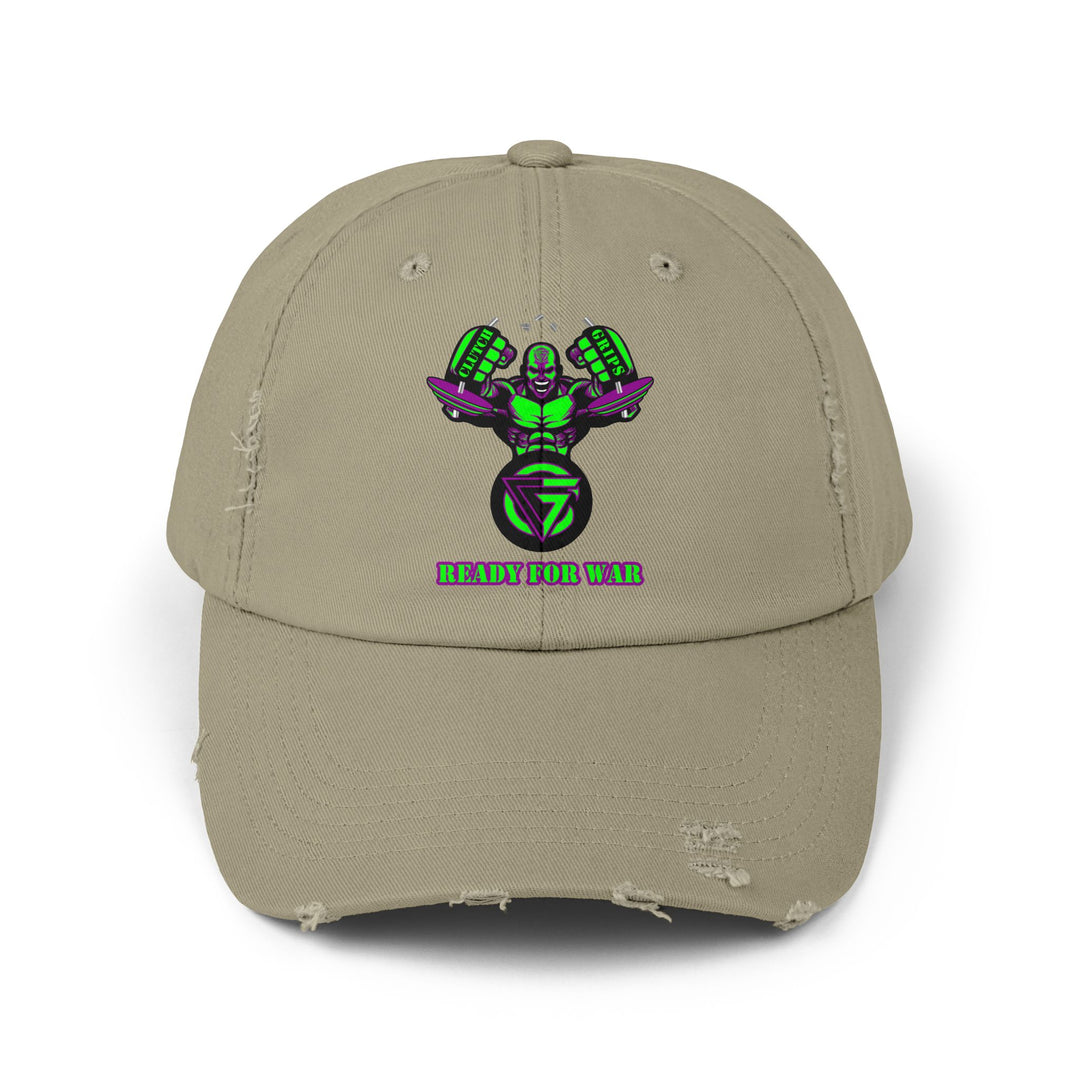 MAD MAC SNAP BAR BREAKER PURPLE GREEN /READY FOR WAR CAP