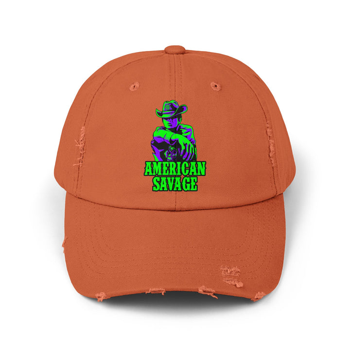 COWBOY KILLER PURPLE GREEN /AMERICAN SAVAGE CAP