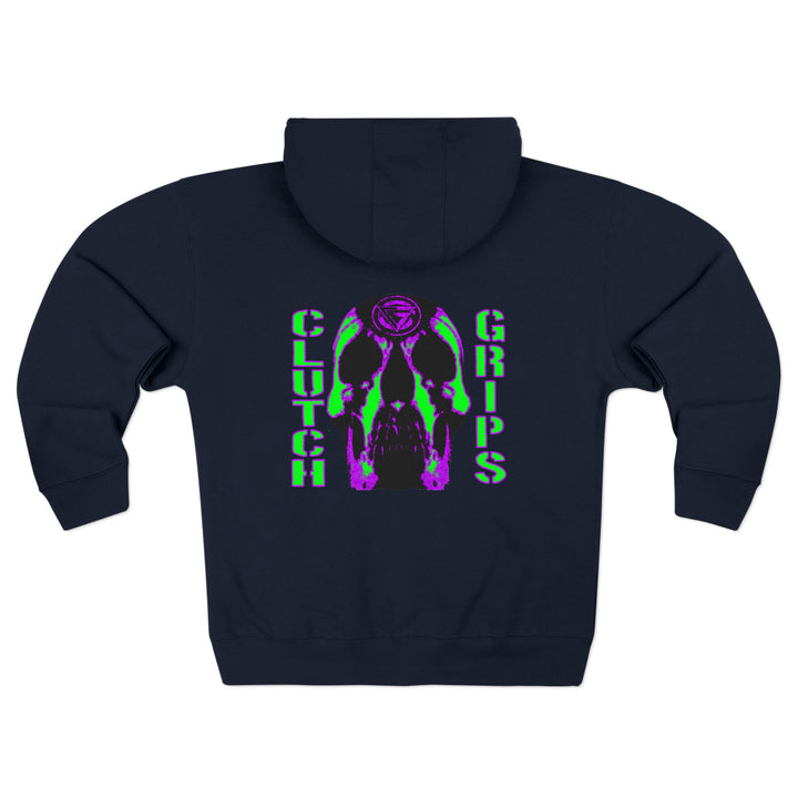 CG SKULLATOR PURPLE GREEN /CLUTCH GRIPS ZIP UP