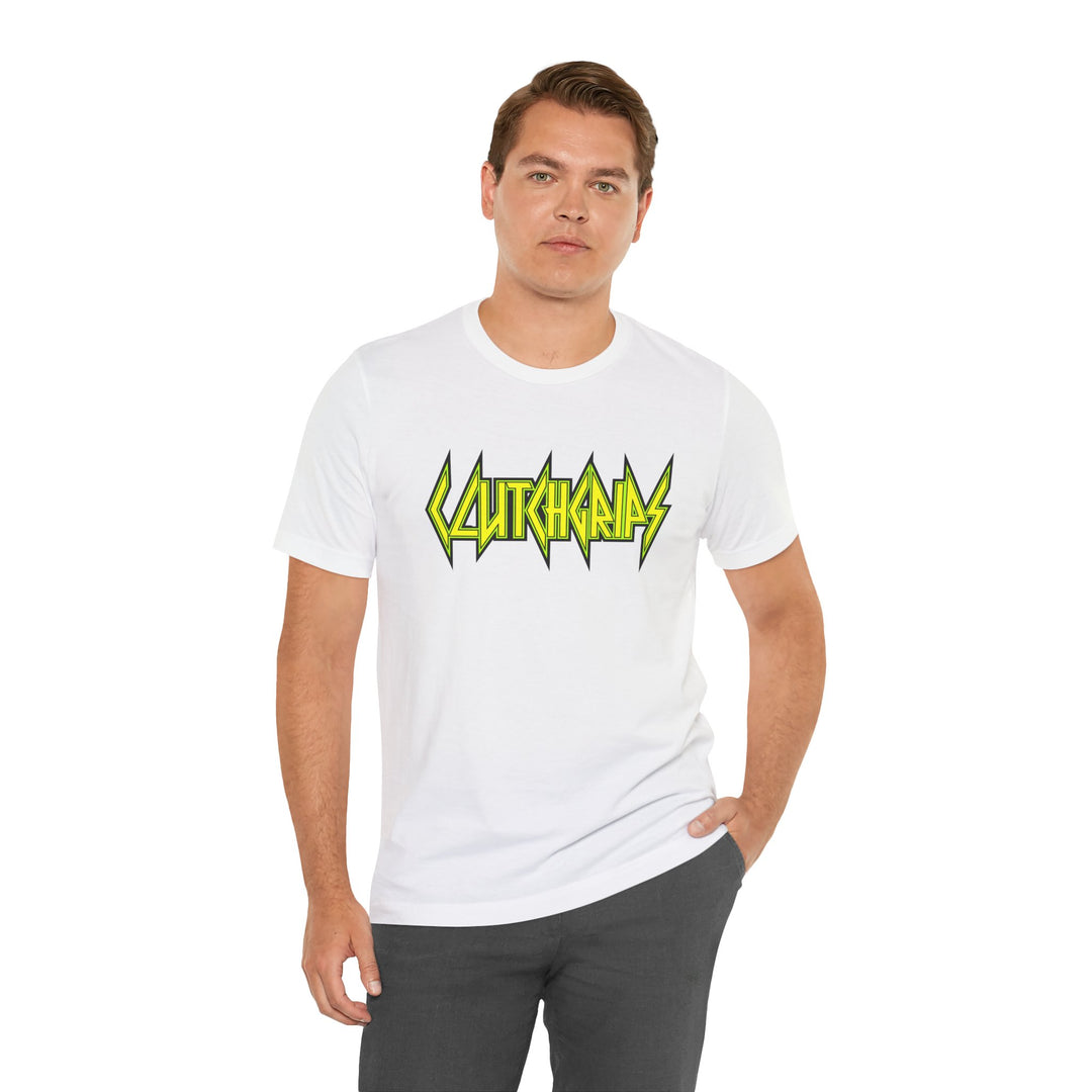 CLUTCHGRIPS YELLOW GREEN TEE
