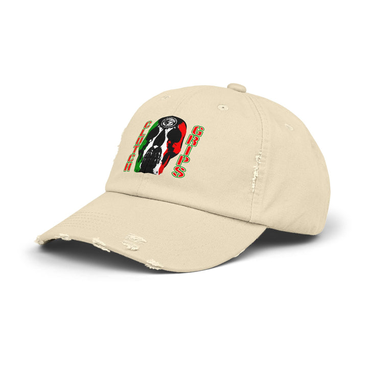 CG SKULL RED WHITE GREEN CAP