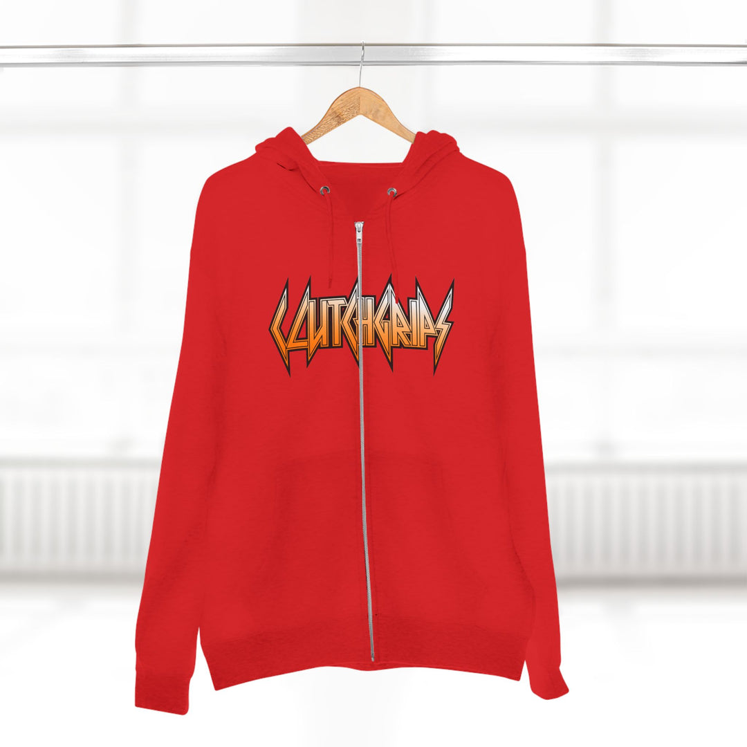 SAMURAI MAC  ORANGE WHITE /LIFT HARDER ZIP UP