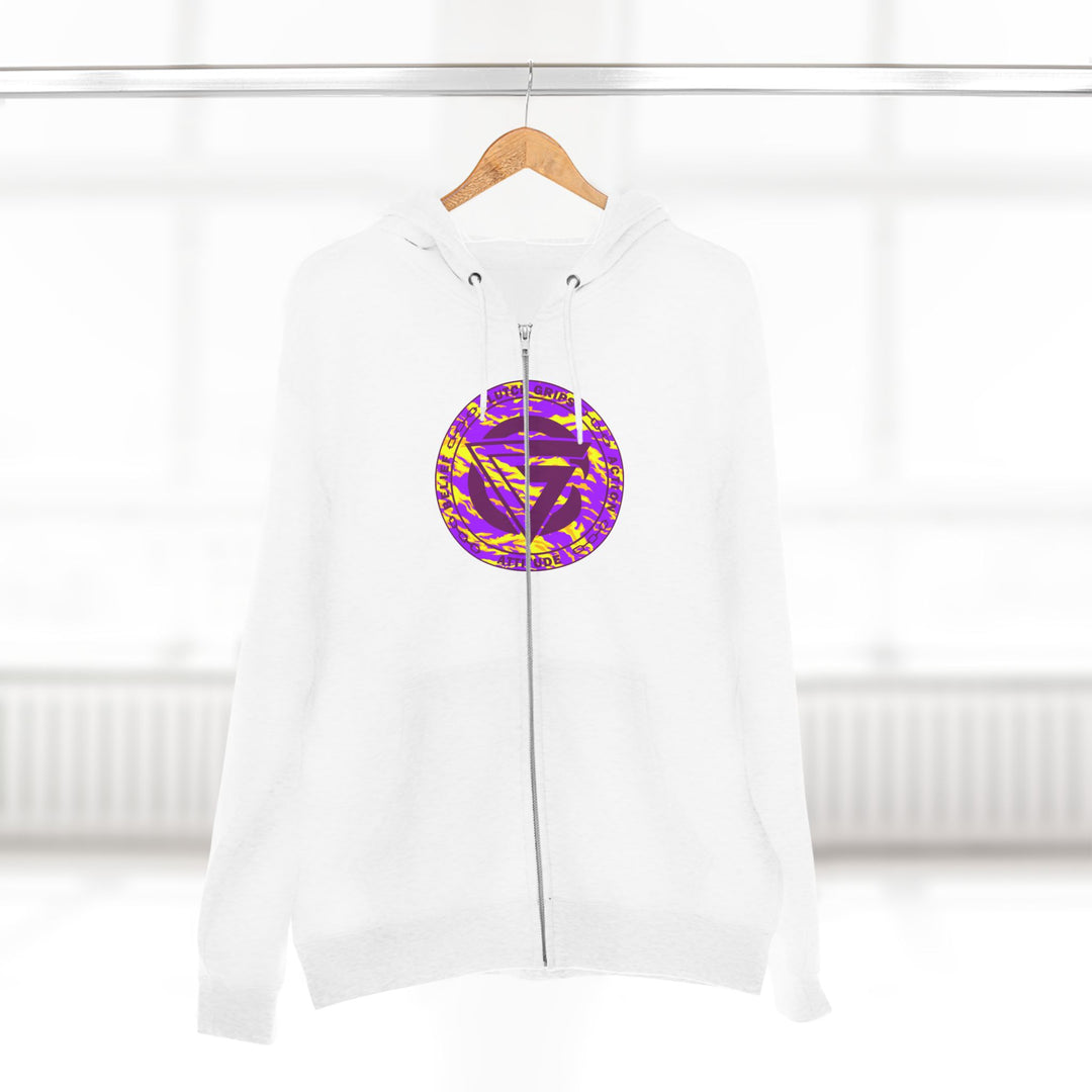 CG MAC JUMP PURPLE GOLD /STAY SAVAGE ZIP UP