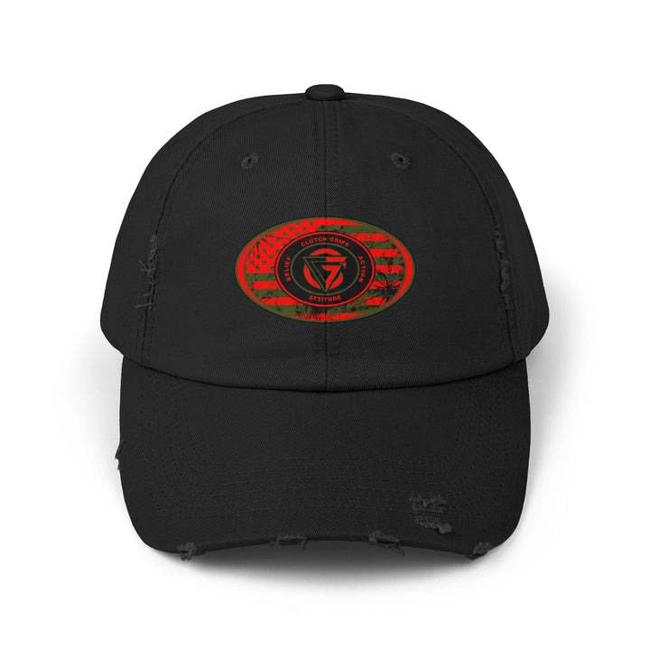 CG RED GREEN OVAL FLAG CAP