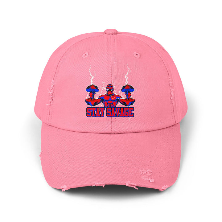 RIDE THE LIGHTNING RED BLUE /STAY SAVAGE CAP