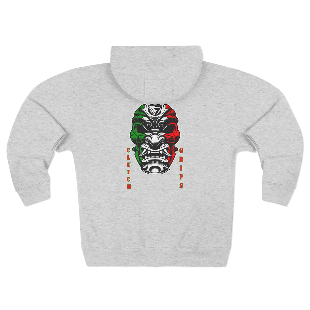 CG SAMURAI MAC RED WHITE GREEN /CLUTCHGRIPS ZIP UP