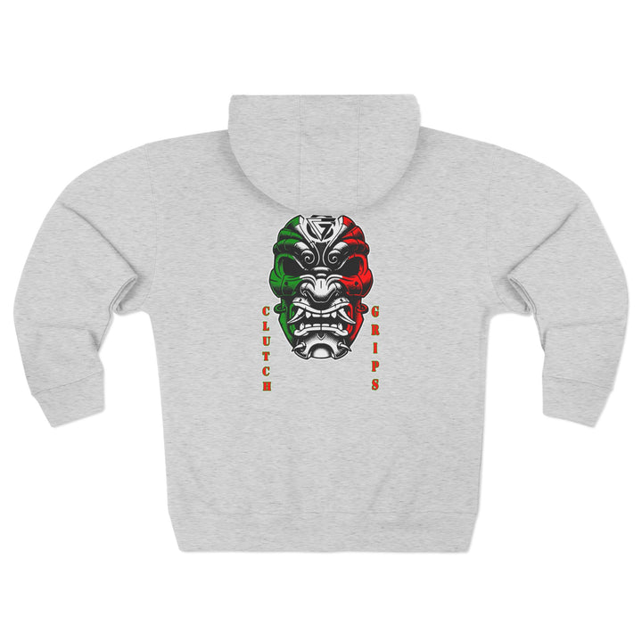 CG SAMURAI MAC RED WHITE GREEN /CLUTCHGRIPS ZIP UP