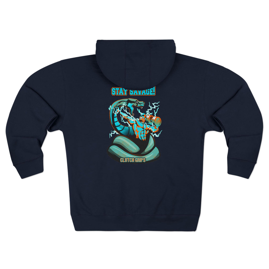 MAC VS SNAKE MIAMI COLORS /STAY SAVAGE ZIP UP
