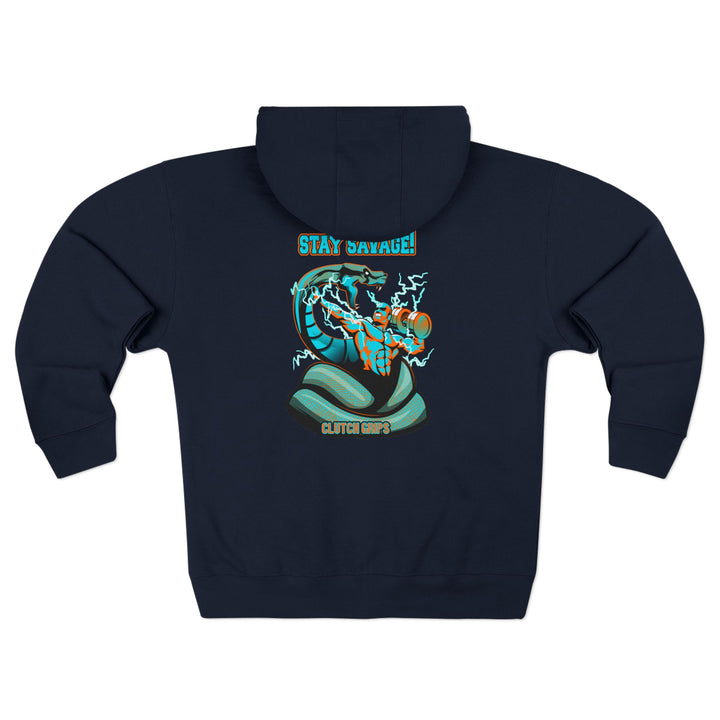 MAC VS SNAKE MIAMI COLORS /STAY SAVAGE ZIP UP