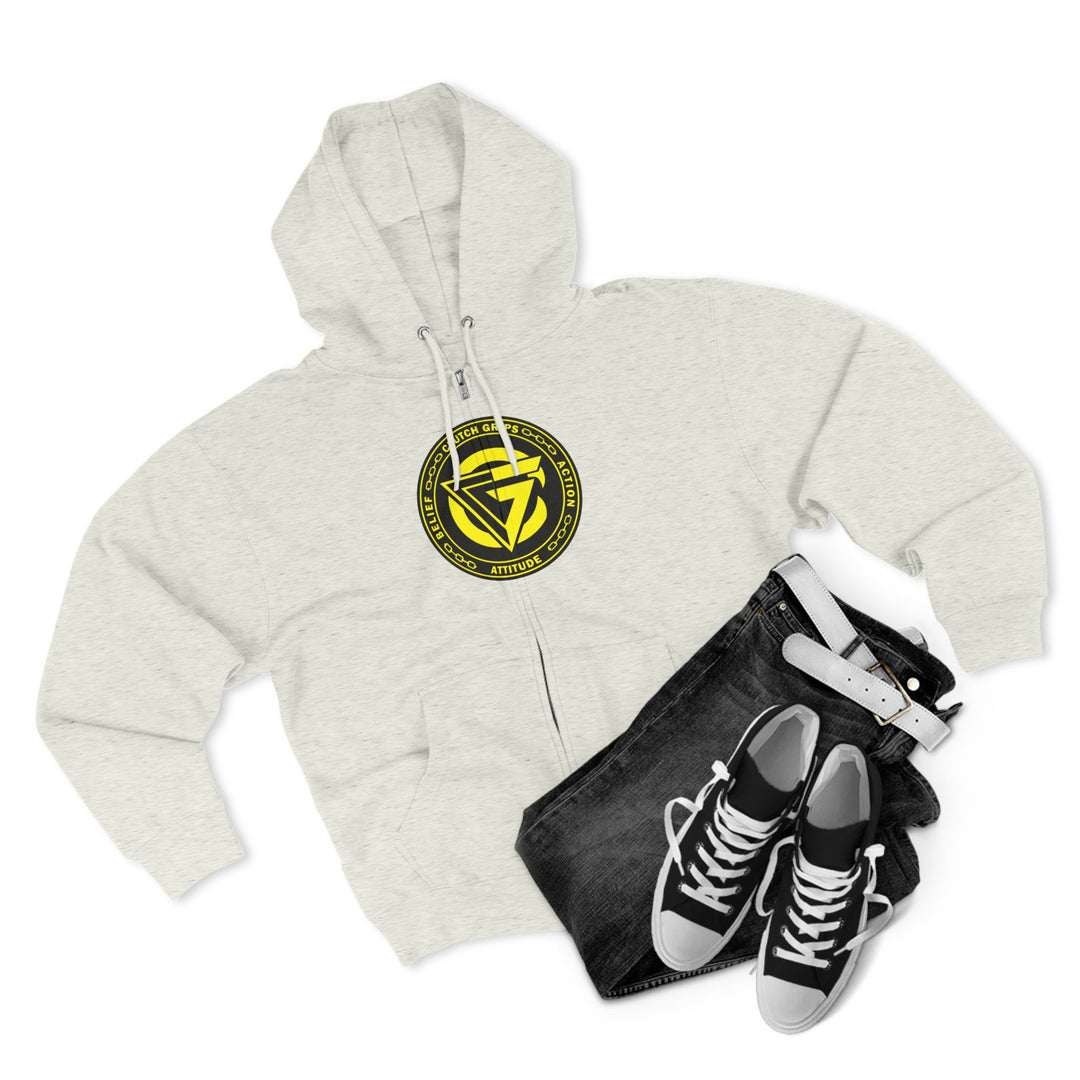 LIONHEART YELLOW BLACK /STAY SAVAGE ZIP UP