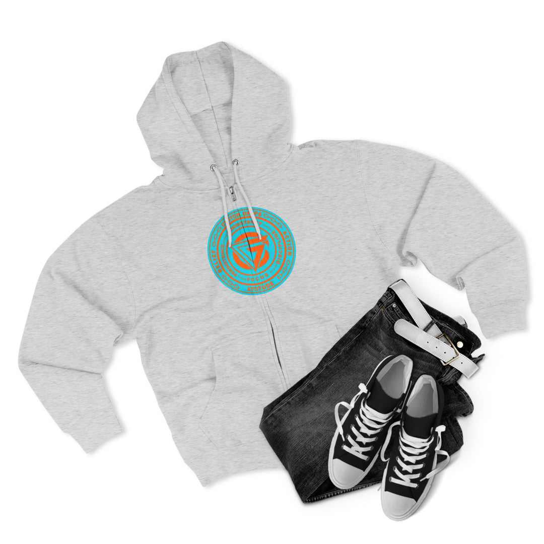 CG ROGUE SAMURAI KILLER  MIAMI COLORS/VICTORY OR DEATH ZIP UP
