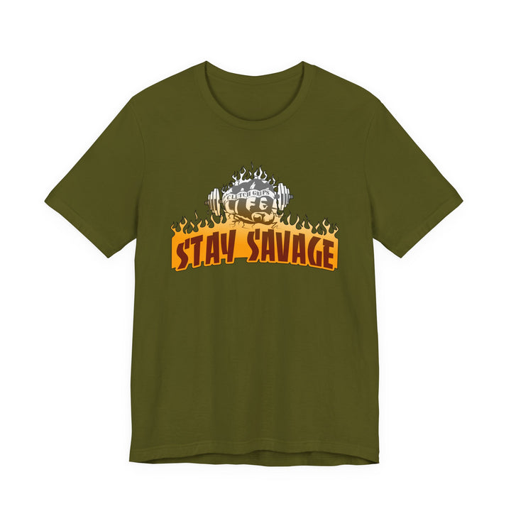CG FIST WHITE ORANGE FADE /STAY SAVAGE
