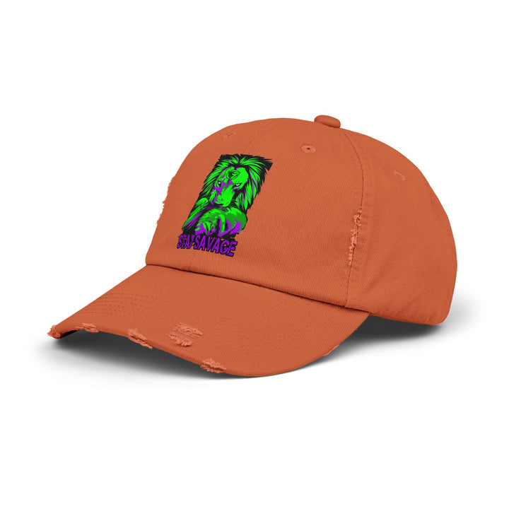 LION HEART PURPLE GREEN /STAY SAVAGE CAP