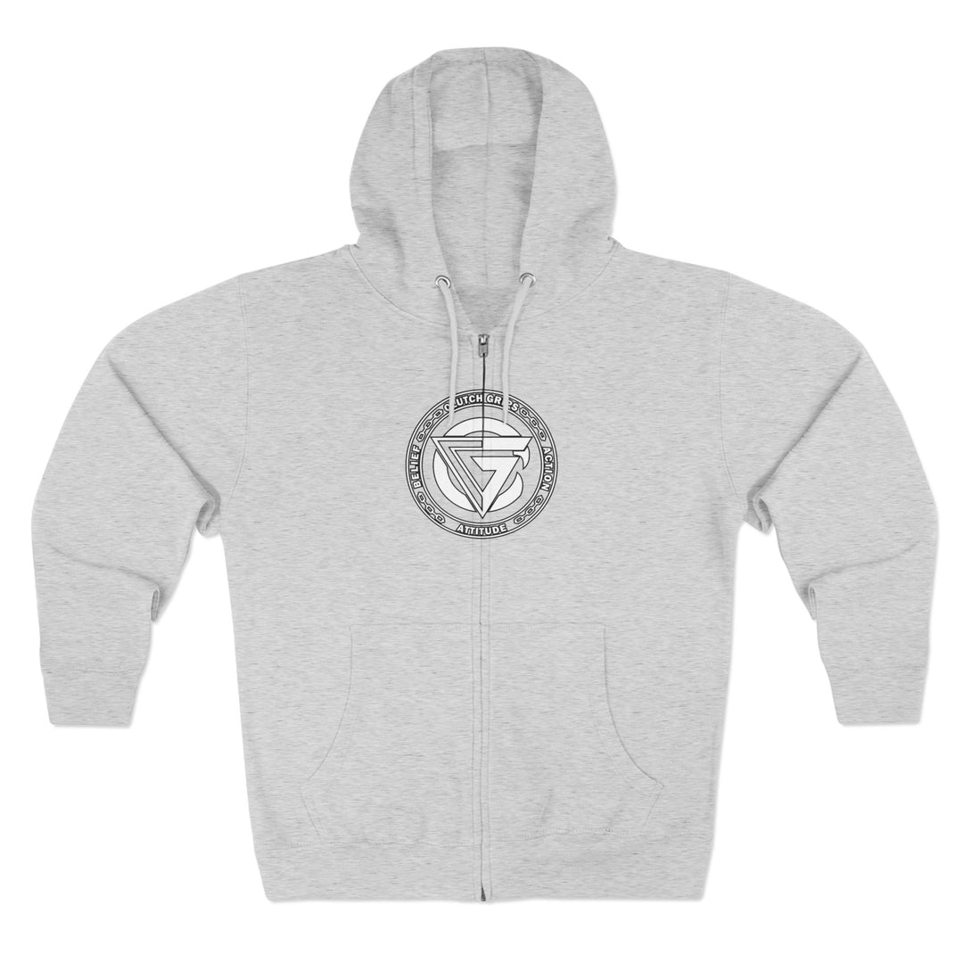 DYNAMITE TIGER WHITE BLACK /STAY SAVAGE ZIP UP