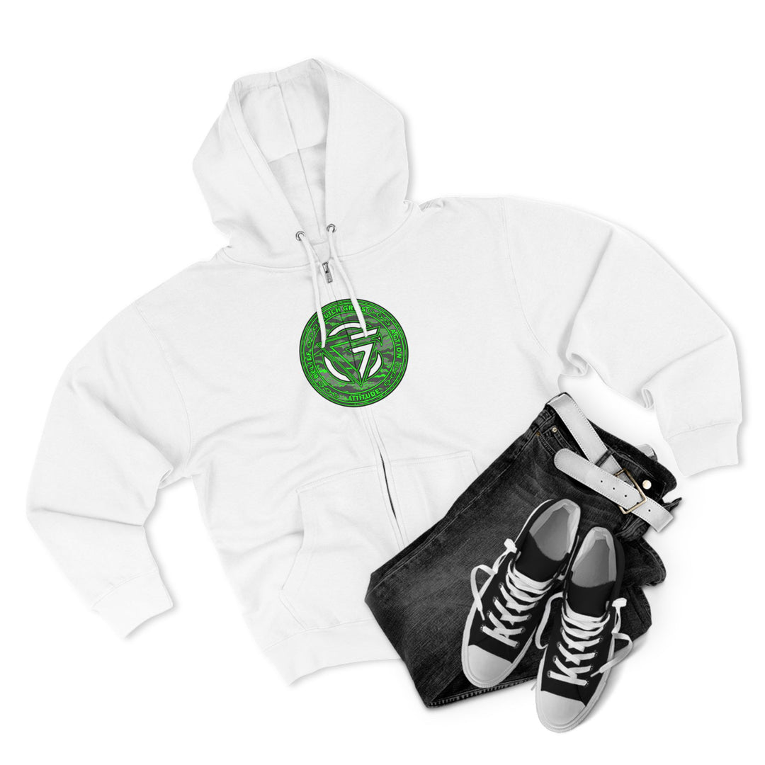 CG ANGRY DOG CAMO GREEN /STAY SAVAGE ZIP UP