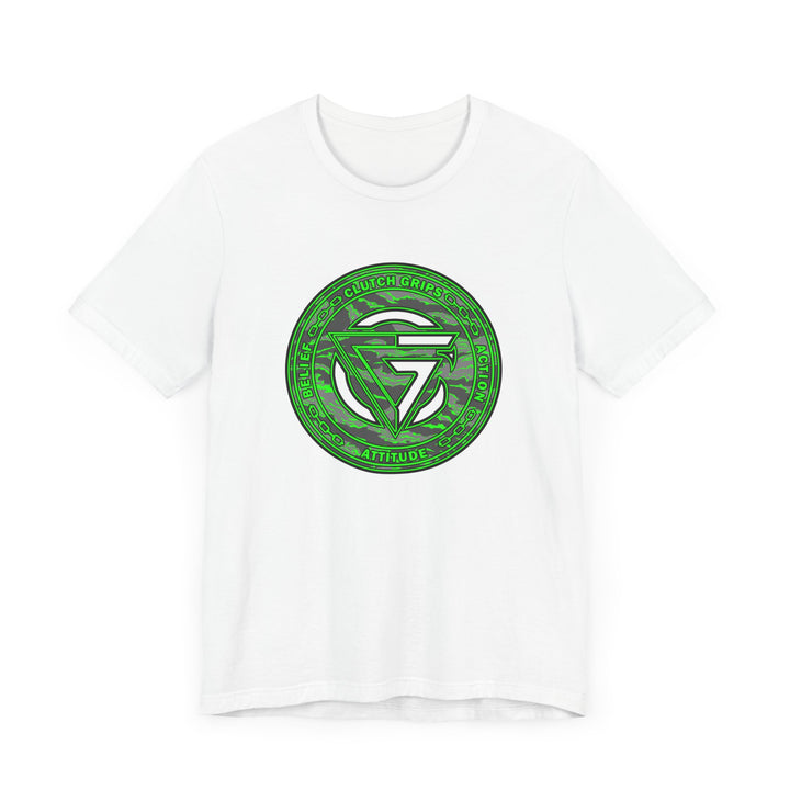 CG BASIC LOGO GREEN GREY CAMO